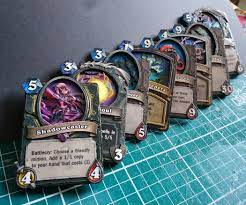Adhere front part on the back part. 3d Shadow Box Hearthstone Cards 5 Steps With Pictures Instructables