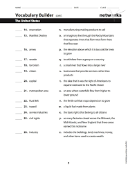 A mix of rich soil and small rocks 6. Ehms World Cultures Geography Chapter 4 Vocabulary Builder Worksheet