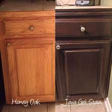 How to darken stained cabinets. 4 Ideas How To Update Oak Or Wood Kitchen Cabinets Kitchen Cabinets Makeover Staining Cabinets Wood Kitchen Cabinets