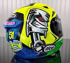 Blog Dedicato Ai Caschi E Alle Aerografie Capacetes Personalizados Capacete Motos