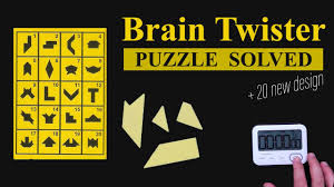 Crossword puzzles are for everyone. Brain Twister Puzzle Solved Yagu Youtube