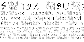 Here is an hd version of our popular celestial white noise video. Celestial Writing Regular Download For Free View Sample Text Rating And More On Fontsgeek Com
