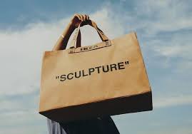 Ikea In Collaboration With Virgil Abloh Designer Louis Vuitton Luxury Paper Bag Large Bags Bags