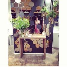 Add a few mirrors in your home to both add light and create the illusion of more space. 20 Honefoss Mirror Inspiration Ideas Honefoss Hexagon Mirror Honeycomb Mirror