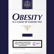 Cancer Research UK's latest ad campaign - comparing obesity to smoking.