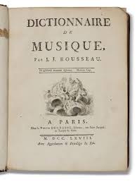 Rousseau Jean Jacques Dictionnaire De Musique Paris Veuve Duchesne 1768 Bibliotheque Guy Gaulard Livres Ancie Musique Paris Musique Esclavage