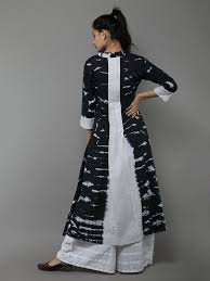 Black And White Attire For Ladies Pin On Kurtis
