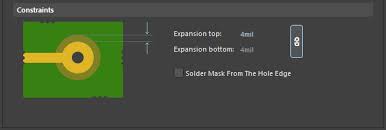 The solder mask opening defines the solderable area of the pad. Solder Mask Expansion Altium Designer 19 1 User Manual Documentation