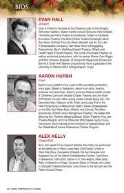 Citadel Theatre playbill