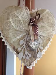 Cuore Di Legno Colore Naturale Basteln Ornamente Handwerker