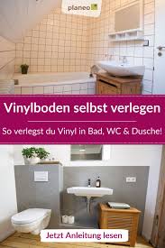 Vinylboden In Bad Wc Oder Dusche Verlegen Eine Ausfuhrliche Anleitung Fur Wand Und Boden Vinylboden Vinyl Vinylboden Betonoptik