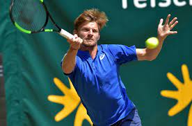 Wilson blade 98 main sponsors : David Goffin Fends Off Matteo Berrettini Noventi Open