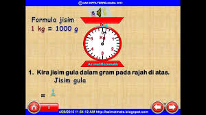 Timbangan gantung adalah timbangan yang digunakan untuk mengukur massa dengan cara mengangtungkan massa pada pengait timbangan. Matematik Upsr Timbangan Berat Dalam Gram Youtube