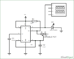Three bulbs controlled by single switch. Led Strobe Light Circuit Diagram
