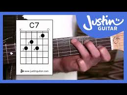 It's now time to learn how to play g7 chord on the guitar. G7 C7 B7 Chords Justinguitar Com