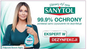 Małgorzata Rozenek-Majdan reklamuje środki czyszczące Sanytol