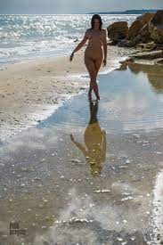 Reflection with a view of Odessa - nudist on a wild beach - Pablo Incognito