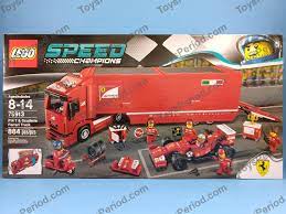 Fold out the roof and sides to access the awesome. Town Theme Sets Lego 75913 F14 T Scuderia Ferrari Truck Retired 2015 Misb