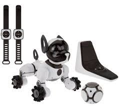 Black And White Robot Dog Nib Wowwee Chip Robot Toy Dog Home Intelligent Smart Pet White Toys Smart Dog Toys Dog Toys Outdoor Dog Toys