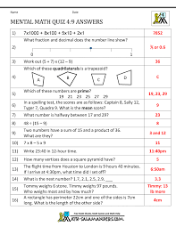 Created helps your child achieve success in mathematics. Mental Math 4th Grade