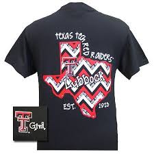 New Texas Tech Red Raiders Chevron State Est 1923 Girlie Bright T Shirt Texas Tech Red Raiders Texas Tech Texas Tech Raiders