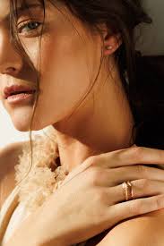 Handmade Pearl Twig Bridal Ring Set: Recycled Metal