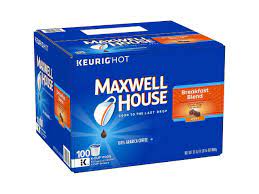 Maxwell house max boost's three strengths could be the answer when you want a stronger dose of caffeine without drinking more liquid. Maxwell House Breakfast Blend K Cup Coffee Pods 100 Ct Newegg Com