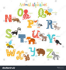 Zoo Cute Cartoon Animals Alphabet N Stock Vector (Royalty Free) 463014235 |  Shutterstock