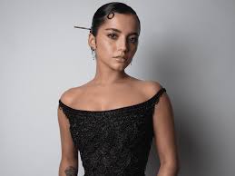 Isabela Merced Wore Layered Blush and Vintage Versace to the Madame Web  Premiere