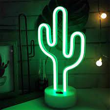 We also have flamingo neon light,rainbow neon light in our store waiting for you choosing. Neon Signs Cactus Shaped Table Decoration Lamp With Battery Powered Usb Night Table Lamp For Kids Room Party Gift Art Dorm Decor Neon Bulbs Tubes Aliexpress