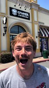 Crumbl Cookie Running Guy