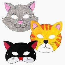 Pdf file ready to print. Printable Animal Masks Kids Crafts Fun Craft Ideas Firstpalette Com