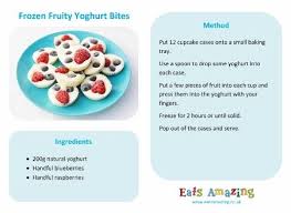 Easy Recipes For Kids Frozen Fruity Yoghurt Bites Recipe Easy Meals For Kids Kids Cooking Recipes Kids Meals
