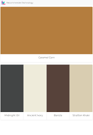 Caramel Corn Midnight Oil Ancient Ivory Barista Stratton Khaki Exterior Paint Colors For House Paint Color Palettes Paint Color Choices