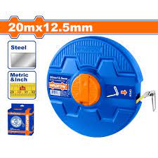 Thước kéo thép nền vàng 20x12.5mm WadFow WMT3520