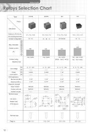 relays selection chart manualzz com