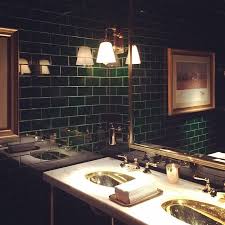 Upgrade with the bathroom vanity light ideas in this guide. Polo Bar Ny Restroom Design Art Deco Bathroom Bathroom Decor Themes