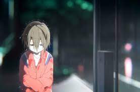 The movie character nishimiya yuzuru is a teen with to neck length brown hair and blue eyes. Aa Wfgsc Ftcm