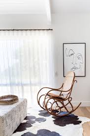 Thonet Rocking Chair With Minimalist Line Drawings Bentwood Rocking Chair Interior Design Furniture Design Modern