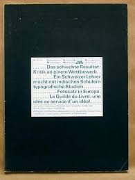 Typographische Monatsblätter 1970 No 10, Felix Berman, Helmut Schmid