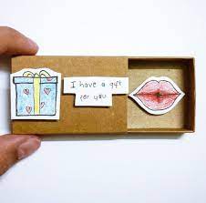Surprise Gift Card Matchbox Gretting Card Gift Box Message Box Creative Diy Gifts Matchbox Crafts Diy Gifts For Him