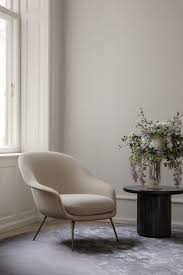 Gubi Bat Lounge Chair By Gamfratesi And Moon Coffee Table By Space Copenhagen Contemporary Lounge Chair Furniture Design Furniture