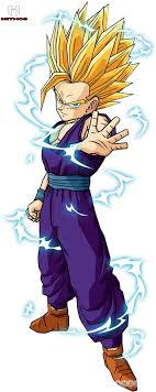He is also the protagonist of the cell saga, where he is the first to reach the super saiyan 2 form, through immense anger and emotion. Download Teengohan2 Super Saiyan Dragon Ball Z Characters Gohan Ssj2 Png Image With No Background Pngkey Com