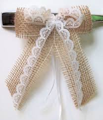 Wedding Decor Antenna Bows Vintage Lace Wedding Sch0146 A Unique Product By Unser Schoenster Tag On Da Autoschmuck Hochzeit Autodeko Hochzeit Autoschleifen