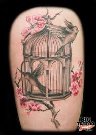 Bird Cage Big Tattoo Planet Birdcage Tattoo Cage Tattoos Feather Tattoos
