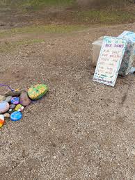 Rock Snake winds its way around lake and captivates community