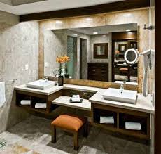 His and her bathroom vanities. 5 Wow Worthy Bathrooms Holiday Getaway Edition Abode