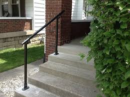 Surface 518 Outdoor Stair Railing Easy Install Handrail Simplified Building Exterior Handrail Outdoor Stairs Exterior Stairs
