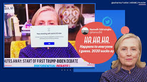 Maybe you would like to learn more about one of these? Netizens Relate As Time Notification Pops Up During Hillary Clinton S Zoom Interview On Tv Trending News The Indian Express