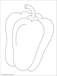 Select from 35915 printable crafts of cartoons, nature, animals, bible and many more. Hot Pepper Coloring Page Coloringbay Coloring Home